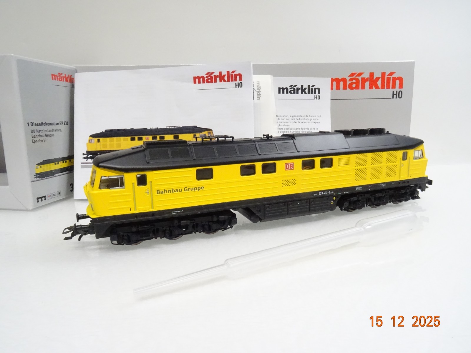 Märklin H0 36431 Diesellok BR 233 493-6 der DB Bahnbau Mfx Sound in OVP JL5100