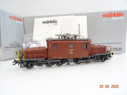 Märklin H0 37521 Schweiz E-Lok De 6/6 Seetal-Krokodil Digital in OVP JL1061