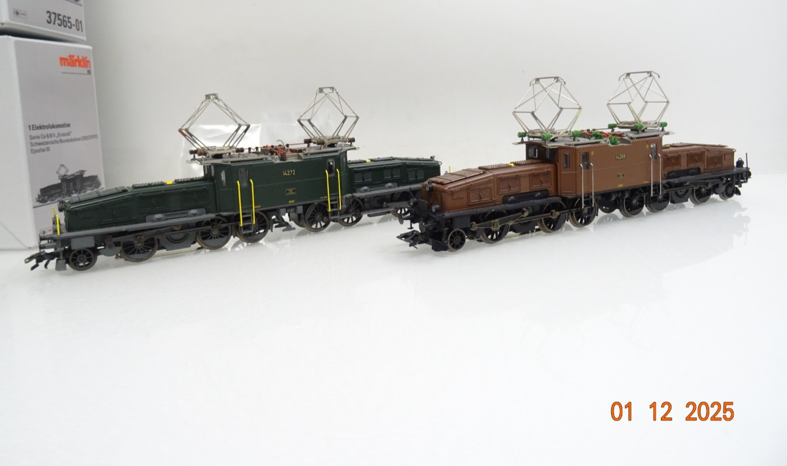 Märklin H0 37565 Schweiz E-Lok Set 2tlg. Krokodil SBB Mfx Sound in OVP JL4786