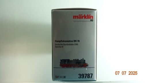 Märklin H0 39787 Dampflok BR 78 Leerverpackung siehe Foto CK9381