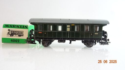 Märklin H0 4002 Donnerbüchse 2.Kl. Blech in OVP PR8717