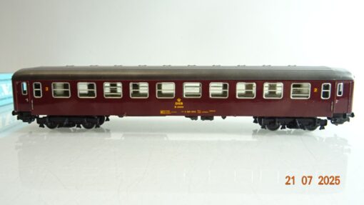 Märklin H0 4045 Personenwagen 2.Kl. Der DSB Blech in OVP PR9120 – Bild 3