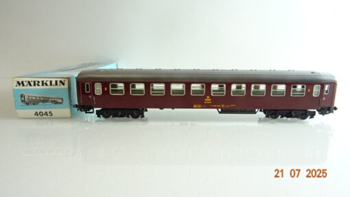 Märklin H0 4045 Personenwagen 2.Kl. Der DSB Blech in OVP PR9120
