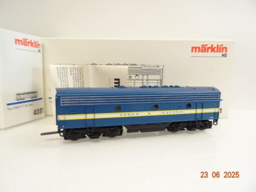Märklin H0 4081 US Diesellok EMD F7 B-Unit Texas & Pacific o. Antrieb OVP JL1026