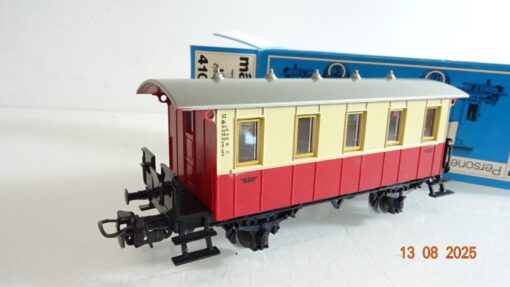 Märklin H0 4107 Personenwagen beige/rot in OVP RR2876
