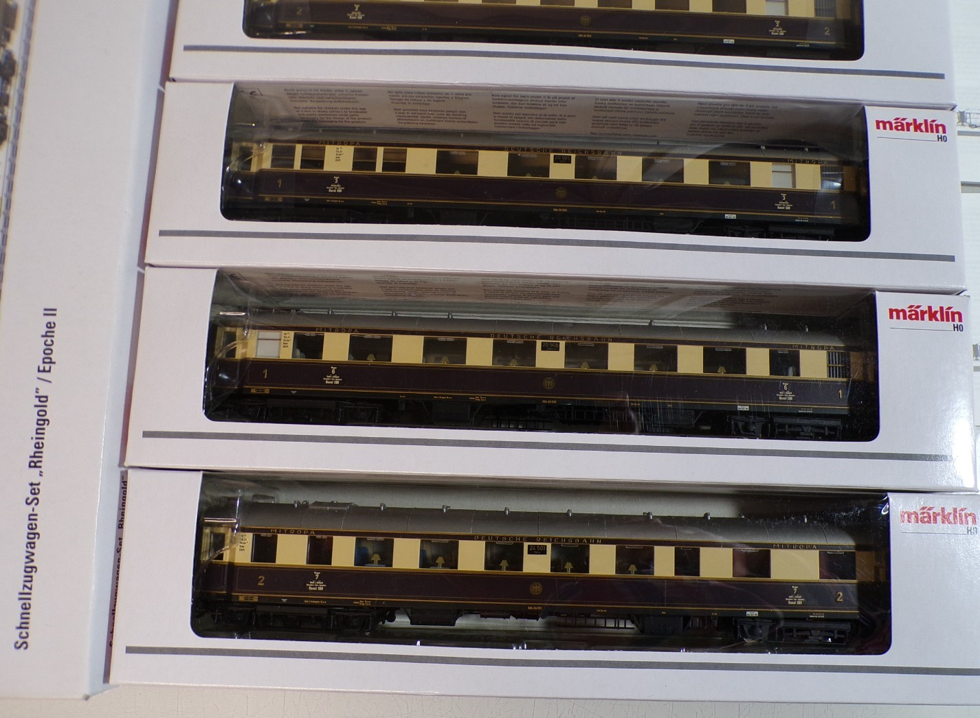 Märklin H0 41928 Schnellzugwagen-Set Rheingold 5 tlg. der DRG in OVP BH1743 – Bild 4
