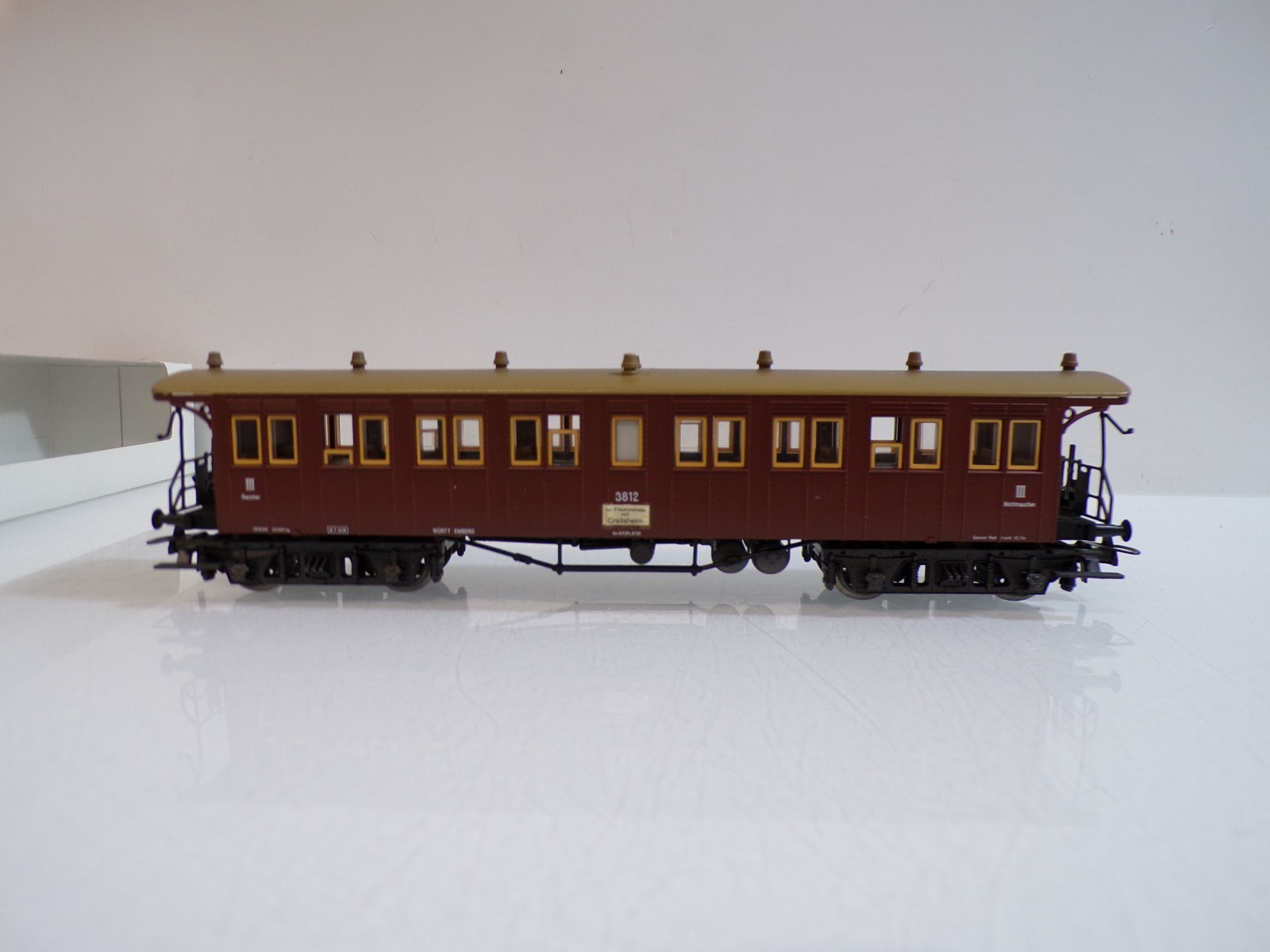 Märklin H0 4211 Personenwagen 3.Kl. der K.W.St.E. in OVP BH1886 – Bild 3