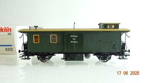 Märklin H0 4212 Gepäckwagen Württemberg in OVP PR8469 – Bild 3
