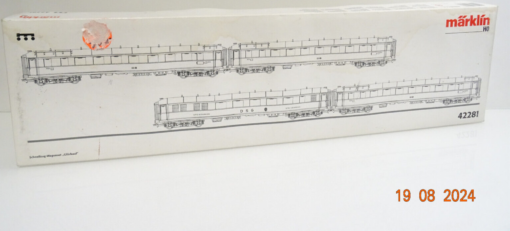 Märklin H0 42281 Schnellzug-Wagenset 4tlg. Glückauf der DB in OVP LE5335 – Bild 5