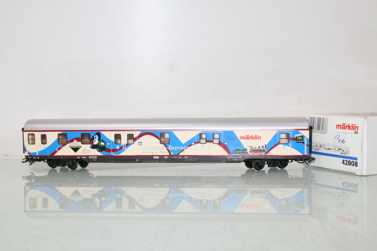 Märklin H0 42808 Fahrradwagen Naturpark-Express neuwertig in OVP GS1541