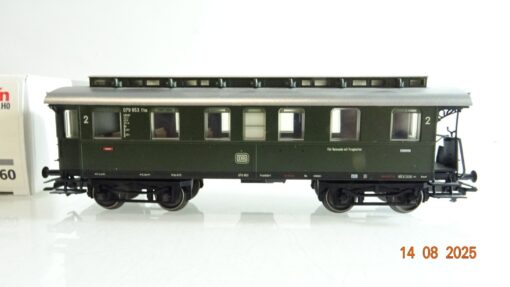 Märklin H0 43060 Personenwagen 2.Kl. der DB in OVP PR9534 – Bild 3