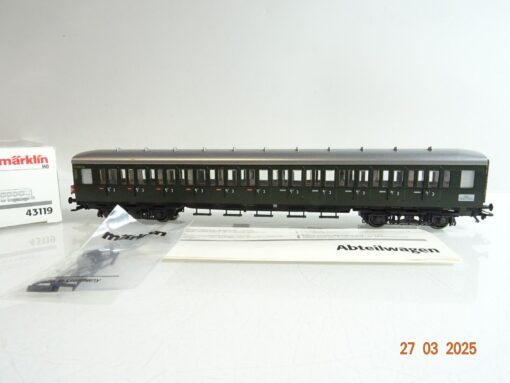 Märklin H0 43119 Abteilwagen 3.Kl. mit Schlußlaternen in OVP PR6799