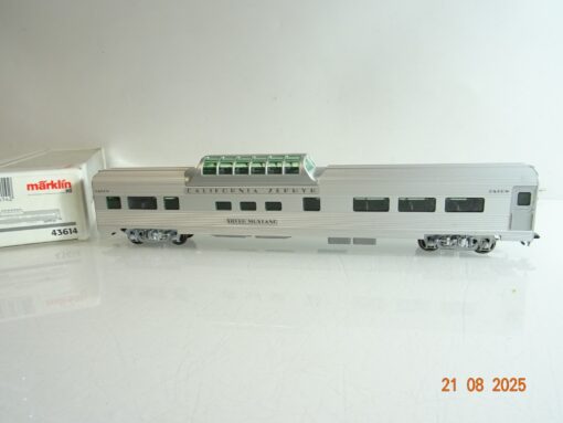 Märklin H0 43614 US Aussichtswagen California Zephyr Silver Mustang i OVP PR9662