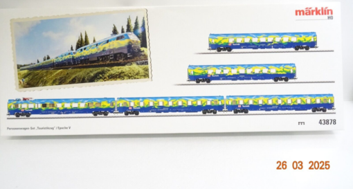 Märklin H0 43878 Wagen-Set 5tlg. Touristikzug der DB in OVP LE9735