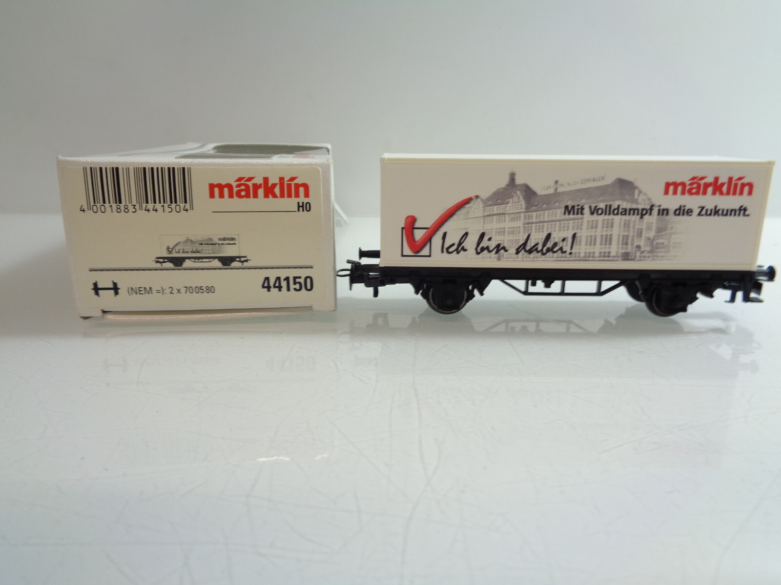 Märklin H0 44150 Containerwagen Sondermodell 150 Jahre Märklin in OVP C617