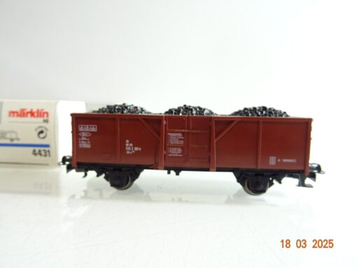 Märklin H0 4431 offener Güterwagen mit Ladung der DB in OVP PR6651 – Bild 3