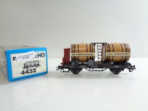 Märklin H0 4432 Weinfasswagen in OVP F516