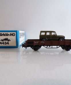 Märklin H0 4434 Niederbordwagen mit Geländewagen der ÖBB in OVP BH1604