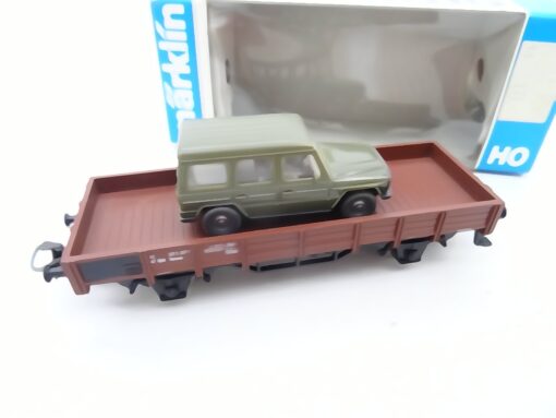 Märklin H0 4434 Niederbordwagen mit PKW in OVP RR2400 – Bild 3