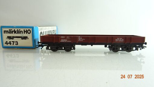 Märklin H0 4473 Niederbordwagen 4 achsig der DB in OVP PR9199