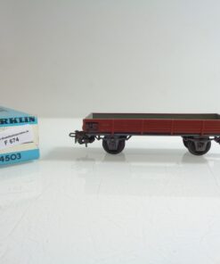 Märklin H0 4503 AC Niederbordwagen der DB in OVP F674