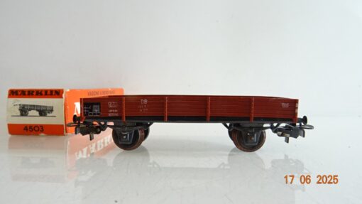 Märklin H0 4503 Niederbordwagen der DB in OVP PR8503 – Bild 3