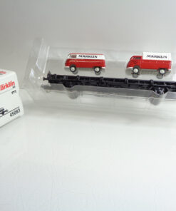 Märklin H0 45083 Autotransportwagen mit 2 VW Bussen in OVP AR5807