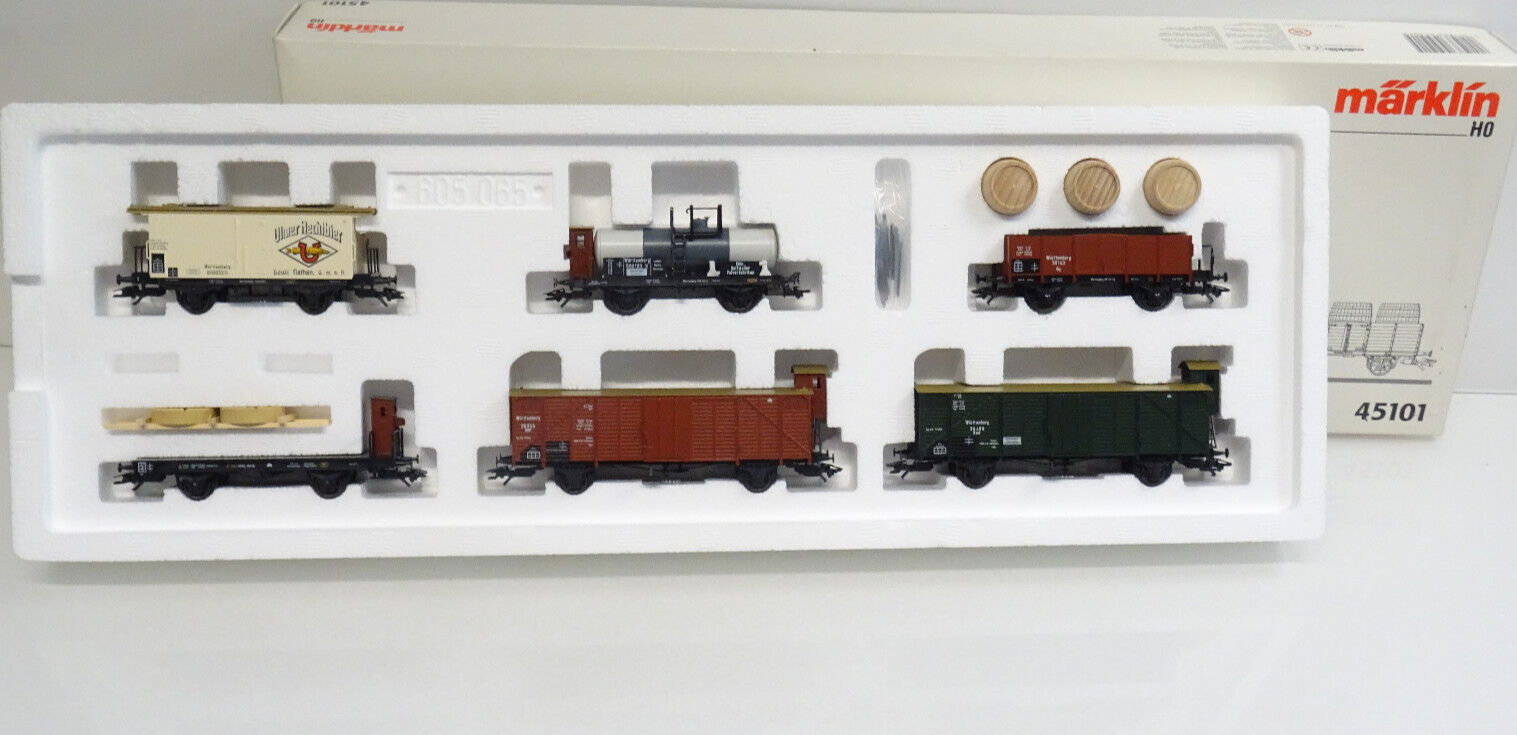 Märklin H0 45101 Güterwagen-Set 6tlg. Geislinger Steige in OVP LE3982