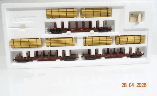 Märklin H0 4516 Wagen-Set Holztransport der DB in OVP JL316