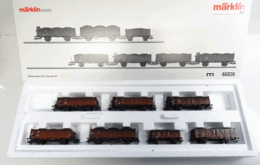 Märklin H0 46026 Güterwagen-Set/ Epoche III der DB in OVP PR7423