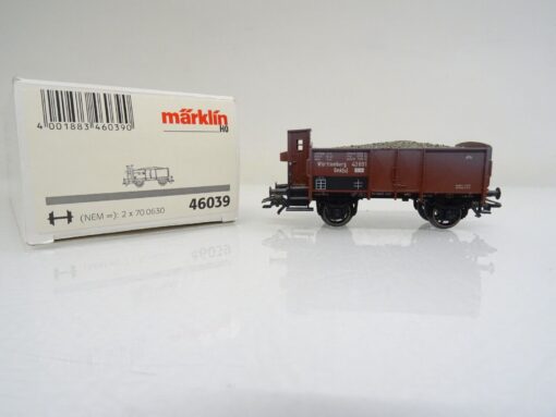 Märklin H0 46039 offener Güterwagen mit Ladung der DB  in OVP PR96