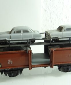 Märklin H0 4613 Autotransporterwagen mit 4 PKW Blech, siehe Foto RR2575 o.