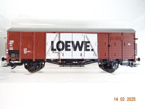 Märklin H0 46155 gedeckter Güterwagen LOEWE der DB in OVP PR5993 – Bild 3