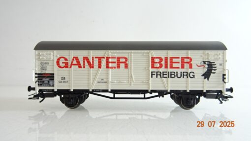 Märklin H0 46201 gedeckter Güterwagen Ganter Bier der DB PR9314 o.