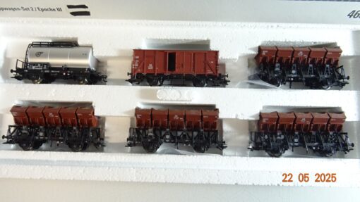 Märklin H0 46351 Muldenkippwagen-Set 2 / Epoche III in OVP PR7956 – Bild 3