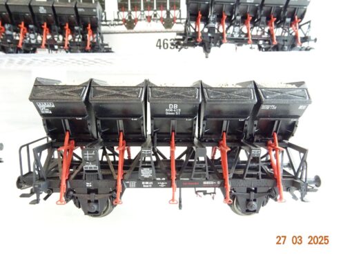 Märklin H0 46356 Muldenwagen-Set Ommi 51/Epoche III der DB in OVP PR6768 – Bild 7