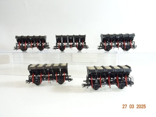 Märklin H0 46356 Muldenwagen-Set Ommi 51/Epoche III der DB in OVP PR6768 – Bild 8