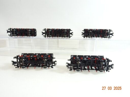 Märklin H0 46356 Muldenwagen-Set Ommi 51/Epoche III der DB in OVP PR6768 – Bild 9