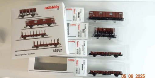 Märklin H0 46662 Güterwagen-Set/Epoche III der DB in OVP PR8251