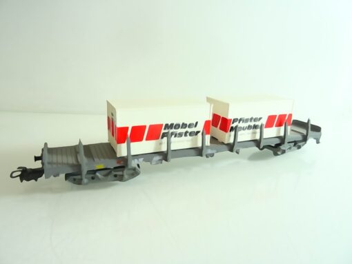 Märklin H0 4668 Containerwagen Möbel Pfister der SBB RR2292 o.