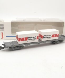 Märklin H0 4668 Containerwagen Möbel Pfister der SBB in OVP QR8566