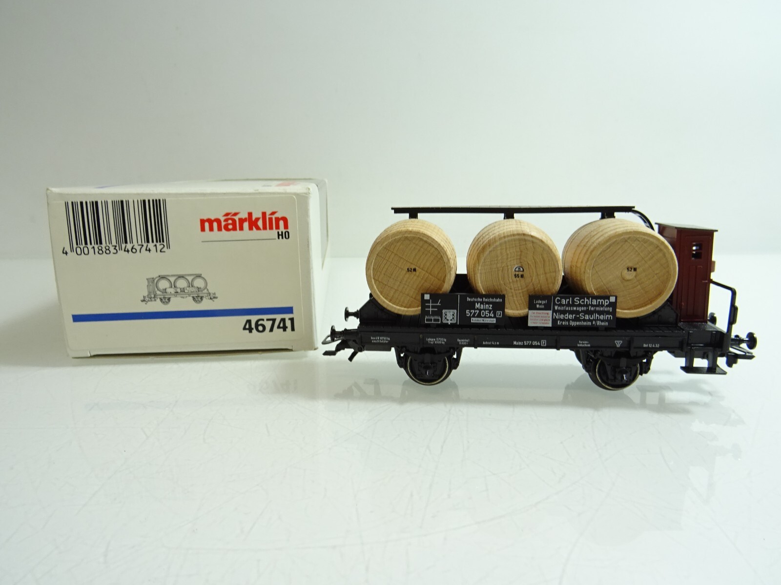 Märklin H0 46741 Weinfässerwagen mit Bremserhaus der DR in OVP PR 1345