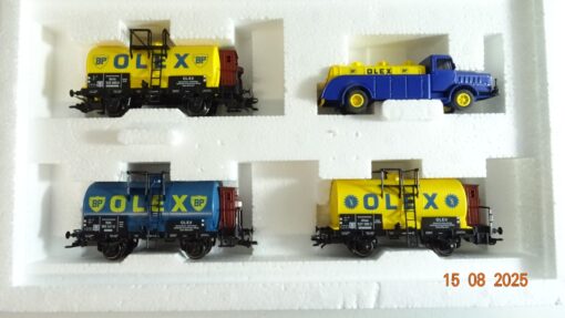 Märklin H0 46751 Kesselwagen-Set Olex 3 tlg. mit LKW in OVP PR9573 – Bild 3