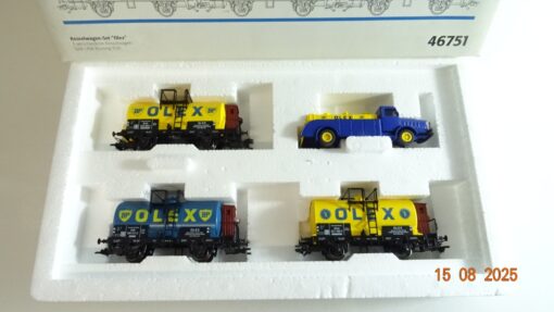 Märklin H0 46751 Kesselwagen-Set Olex 3 tlg. mit LKW in OVP PR9573