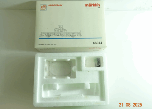 Märklin H0 46944 Flachwagen mit Traktor Leerverpackung siehe Foto PK706 – Bild 3