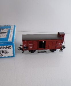 Märklin H0 4695 Gedeckter Güterwagen mit Bremserhaus der DB in OVP HS93