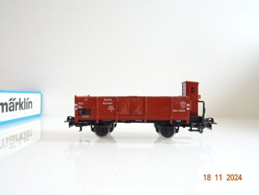 Märklin H0 4696 offener Güterwagen mit Bremserhaus der DR  in OVP PR3955 – Bild 3