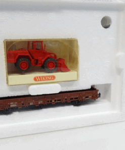 Märklin H0 46972 Flachwagen der DB mit Radlader in OVP LE4072