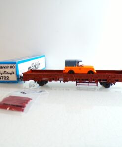 Märklin H0 4722 Rungenwagen mit Jeep der DB in OVP BH1506