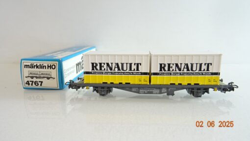 Märklin H0 4767 Containerwagen Renault der SNCF  in OVP PR8178